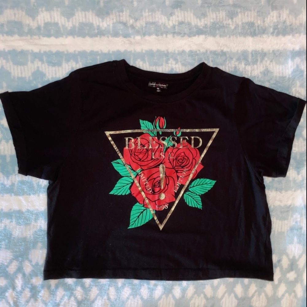 Blessed Rose CropTop